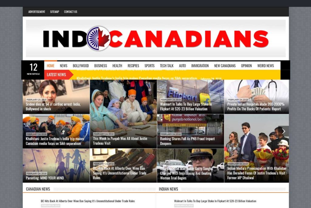 Indo Canadians Website