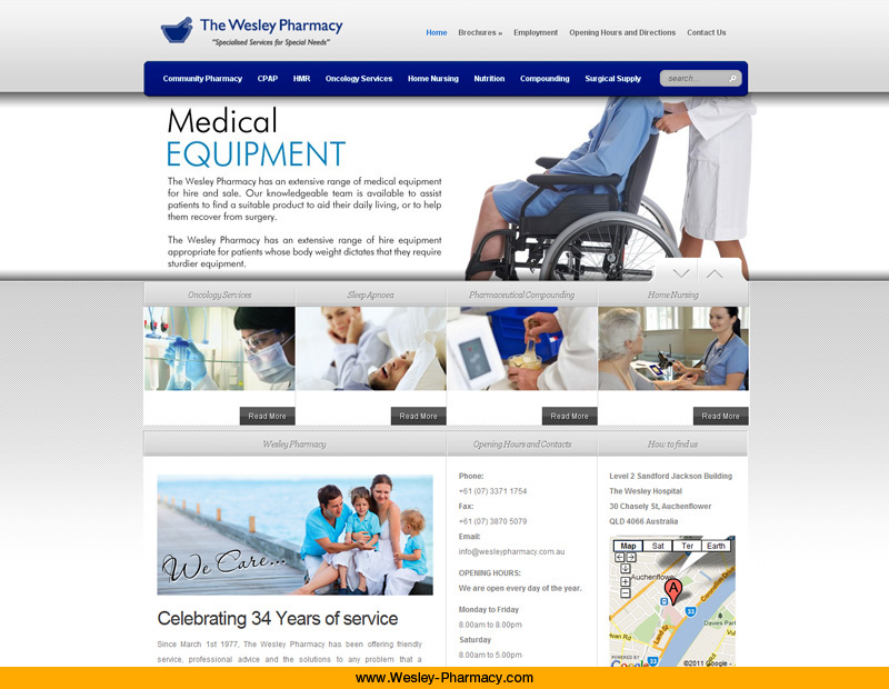 Wesley Pharmacy Website