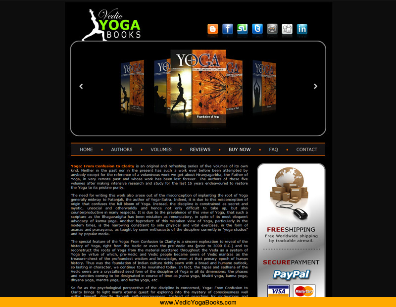Yoga Books Website