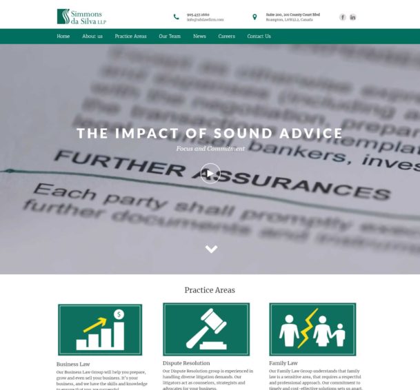 SDS Law Firm Website