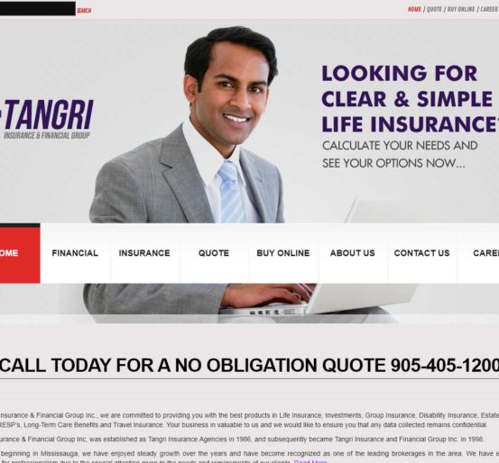 Tangri Insurance Website